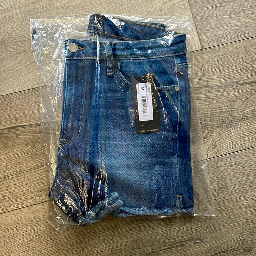 Just Black denim shorts